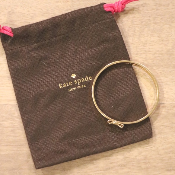 kate spade Jewelry - Kate Spade Gold Bow Bangle